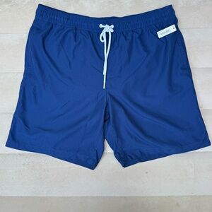 Amazon essentials men’s Blue‎ Swim Trunks Adjustable Waist and Lightweight XXL